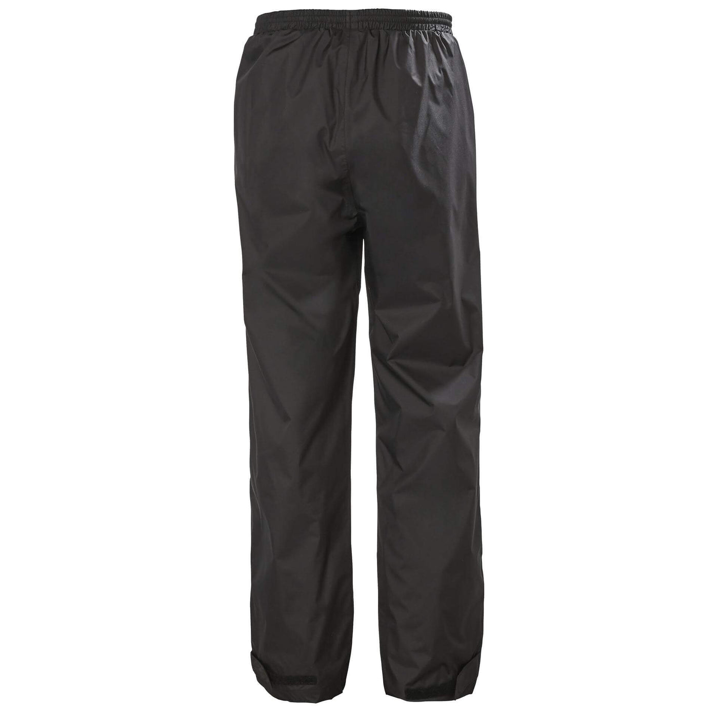 Helly Hansen Manchester Waterproof Rain Work Trousers Black 2 Rear #colour_black