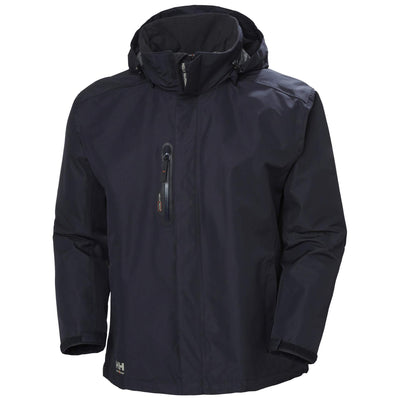 Helly Hansen Manchester Waterproof Shell Jacket Navy 1 Front #colour_navy