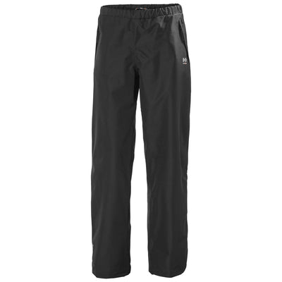 Helly Hansen Manchester Waterproof Shell Work Trousers Black 1 Front #colour_black