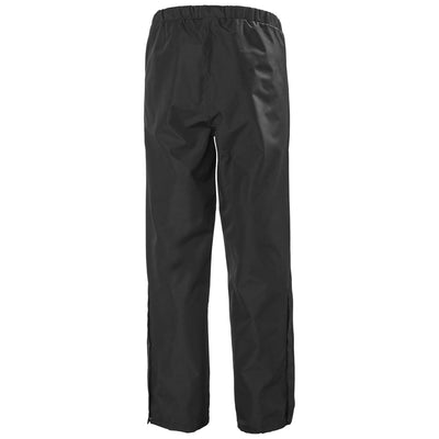 Helly Hansen Manchester Waterproof Shell Work Trousers Black 2 Rear #colour_black