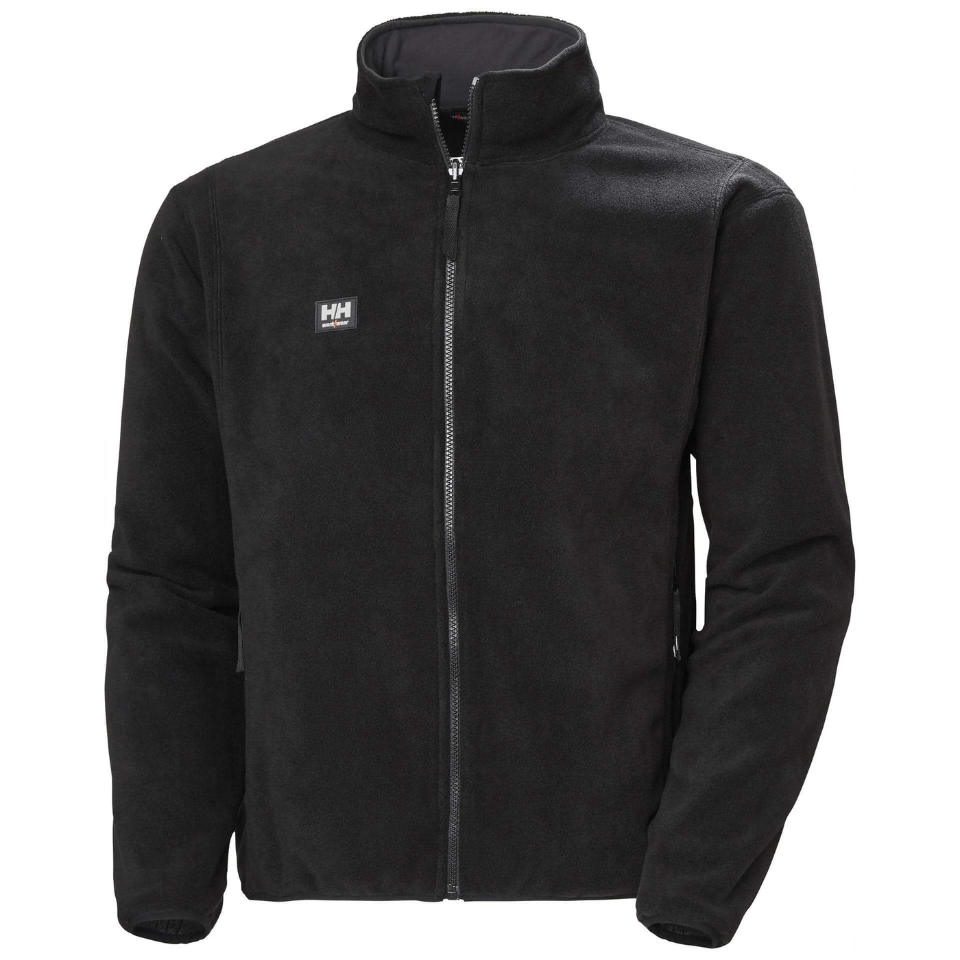 Helly Hansen Manchester Zip-In Fleece Jacket Black 1 Front #colour_black