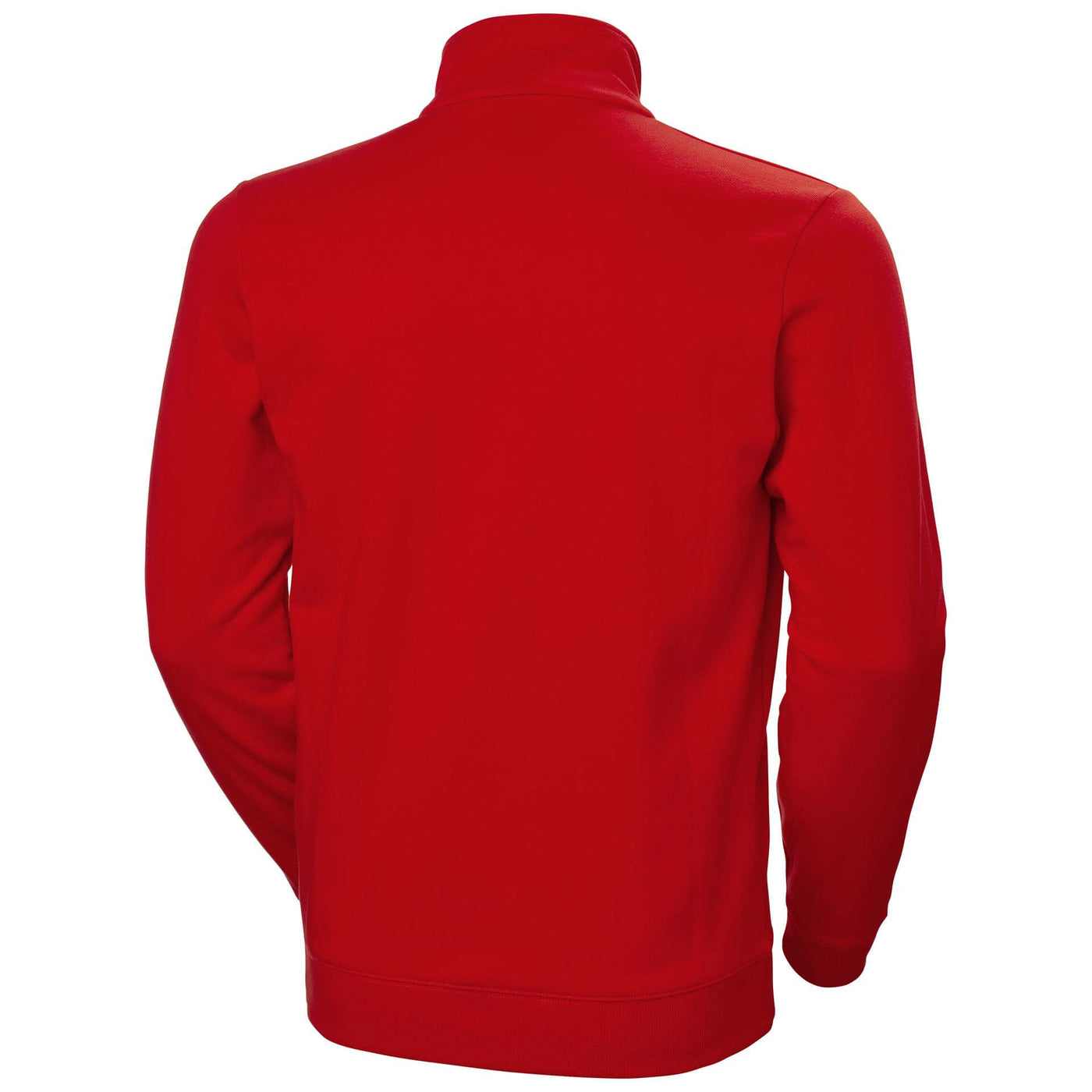 Helly Hansen Manchester Zip Sweatshirt Alert Red 2 Rear #colour_alert-red
