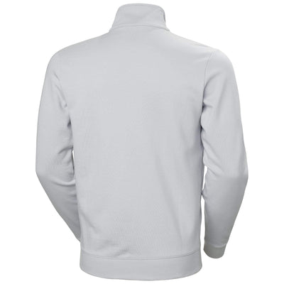 Helly Hansen Manchester Zip Sweatshirt Grey Fog 2 Rear #colour_grey-fog