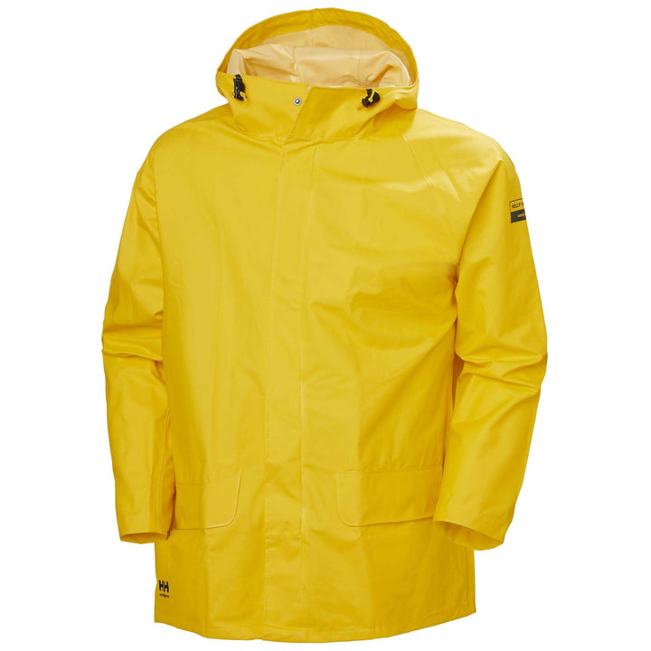 Helly Hansen Mandal Waterproof Jacket Light Yellow 1 Front #colour_light-yellow