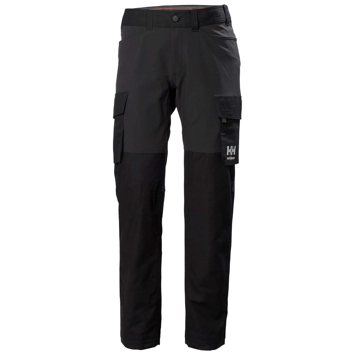 Helly Hansen Oxford 4X Stretch Service Trousers Black 1 Front #colour_black