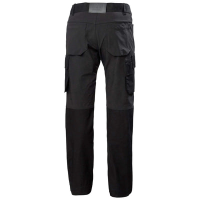 Helly Hansen Oxford 4X Stretch Service Trousers Black 2 Rear #colour_black