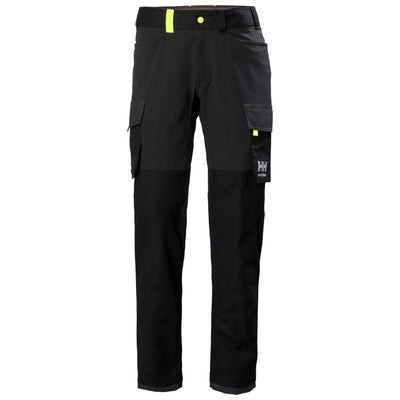 Helly Hansen Oxford 4X Stretch Service Trousers Black/Ebony 1 Front #colour_black-ebony