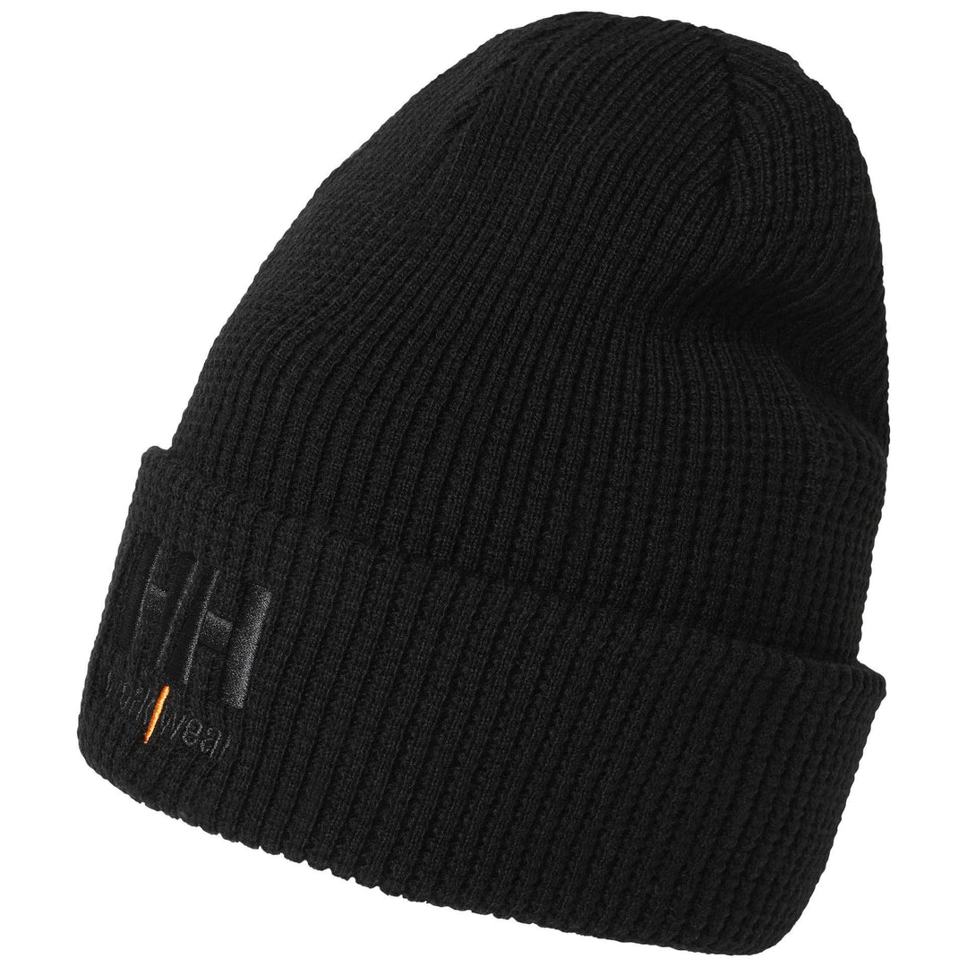 Helly Hansen Oxford Beanie Black Front#colour_black