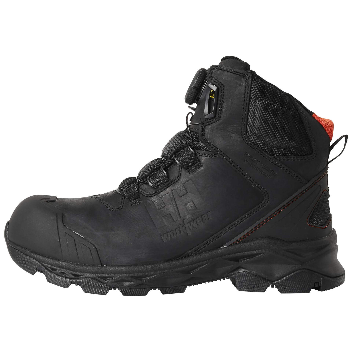 Helly Hansen Oxford Boa Composite Toe Cap Safety Work Boots Black 1 Front #colour_black