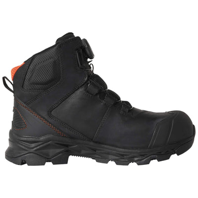 Helly Hansen Oxford Boa Composite Toe Cap Safety Work Boots Black 2 Side #colour_black