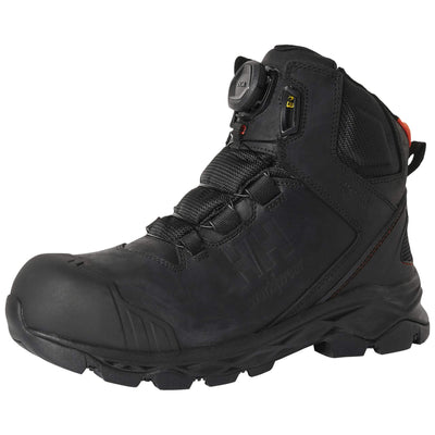 Helly Hansen Oxford Boa Composite Toe Cap Safety Work Boots Black 3 Angle #colour_black