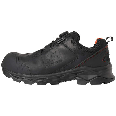 Helly Hansen Oxford Boa Composite Toe Cap Work Safety Shoes Black 1 Front #colour_black