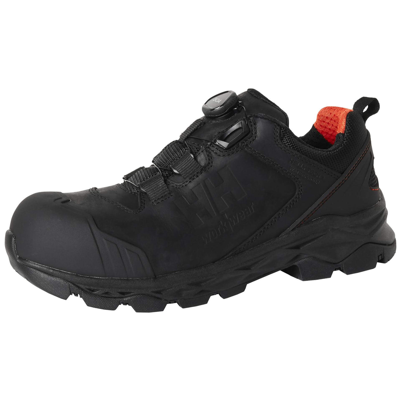 Helly Hansen Oxford Boa Composite Toe Cap Work Safety Shoes Black 3 Angle #colour_black