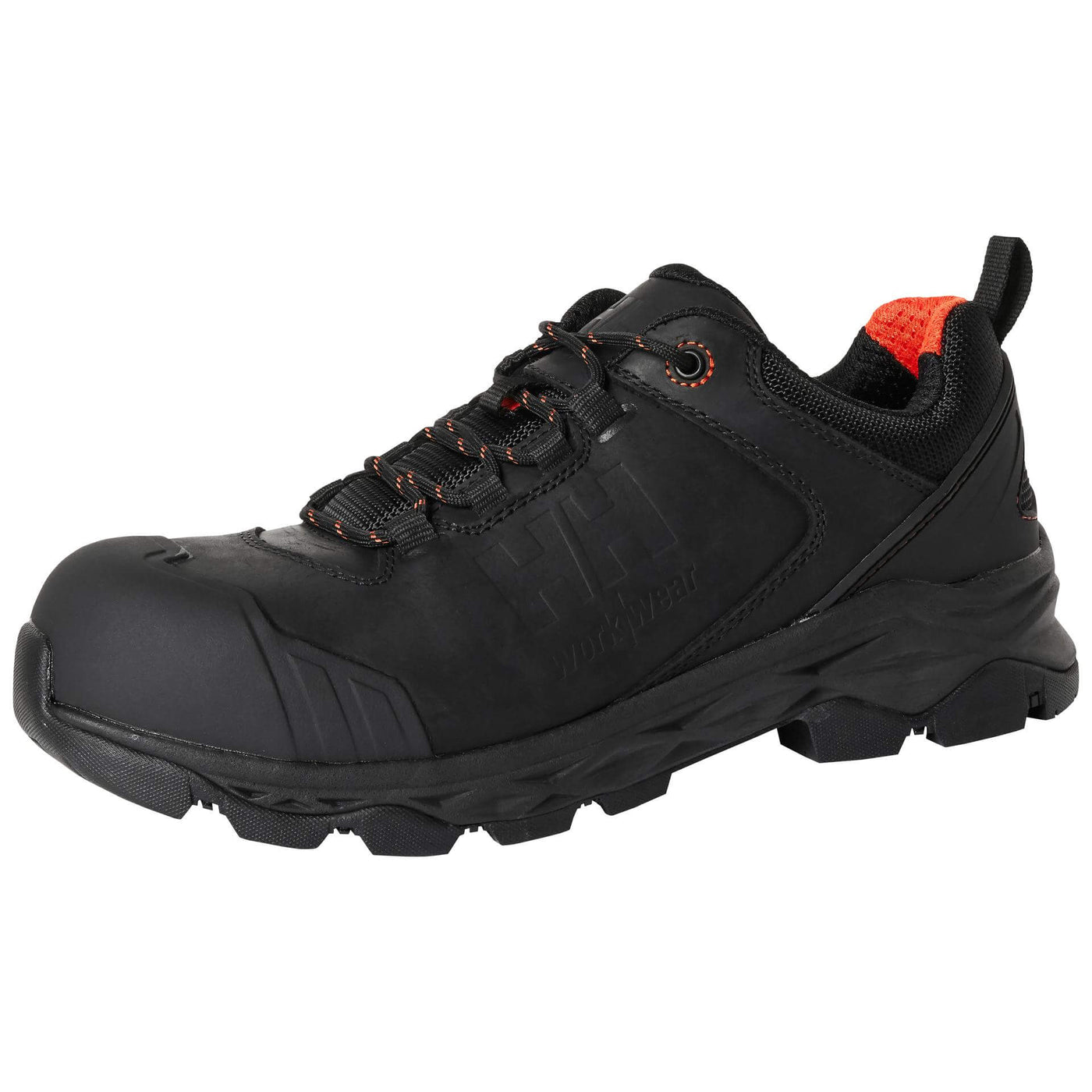 Helly Hansen Oxford Composite Toe Cap Work Safety Shoes Black 1 Angle #colour_black