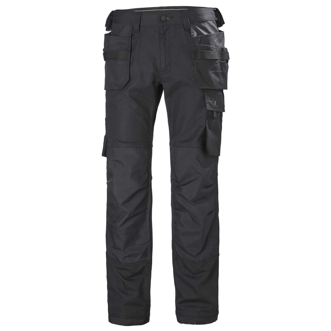 Helly Hansen Oxford Construction Stretch Work Trousers Black 1 Front #colour_black