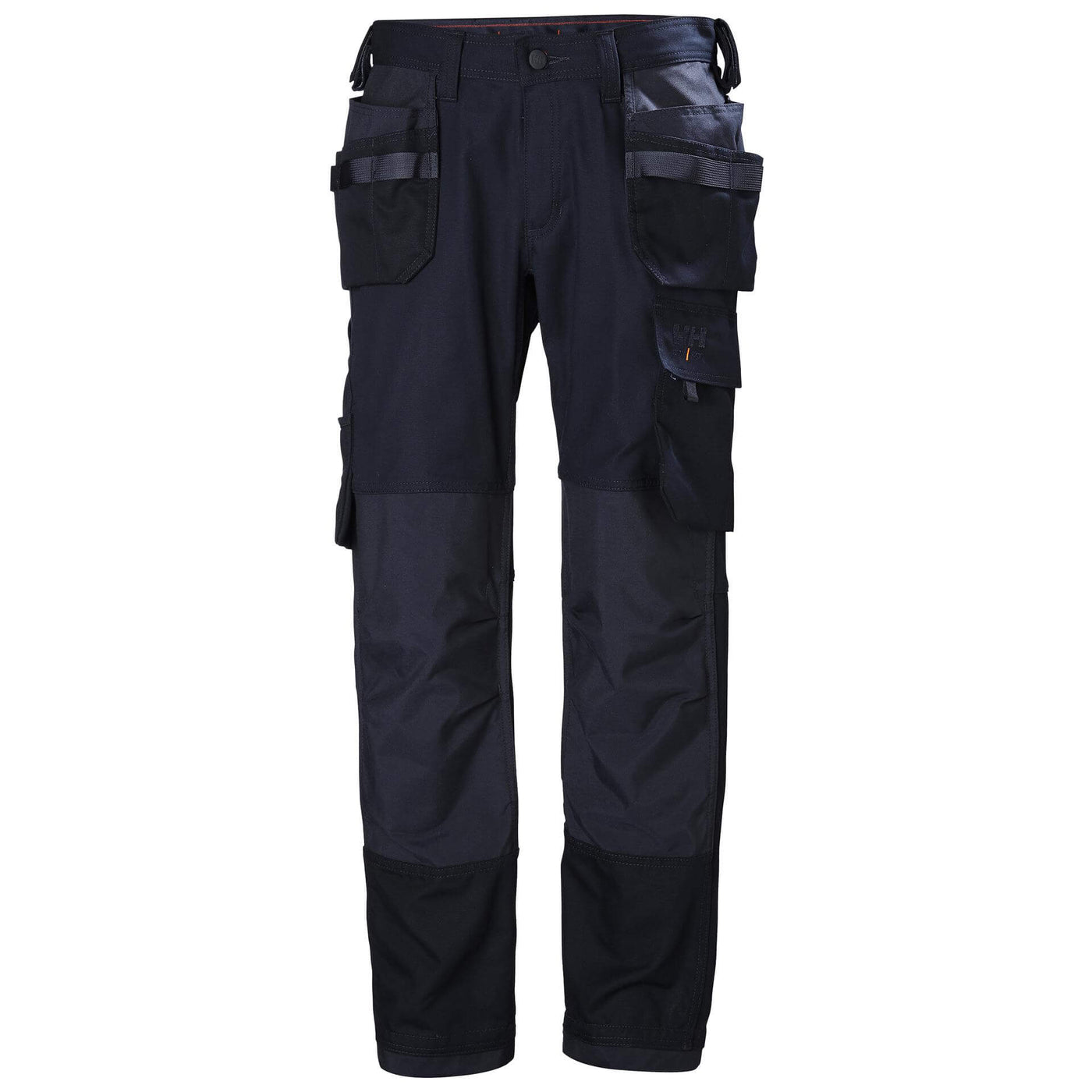 Helly Hansen Oxford Construction Stretch Work Trousers Navy 1 Front #colour_navy