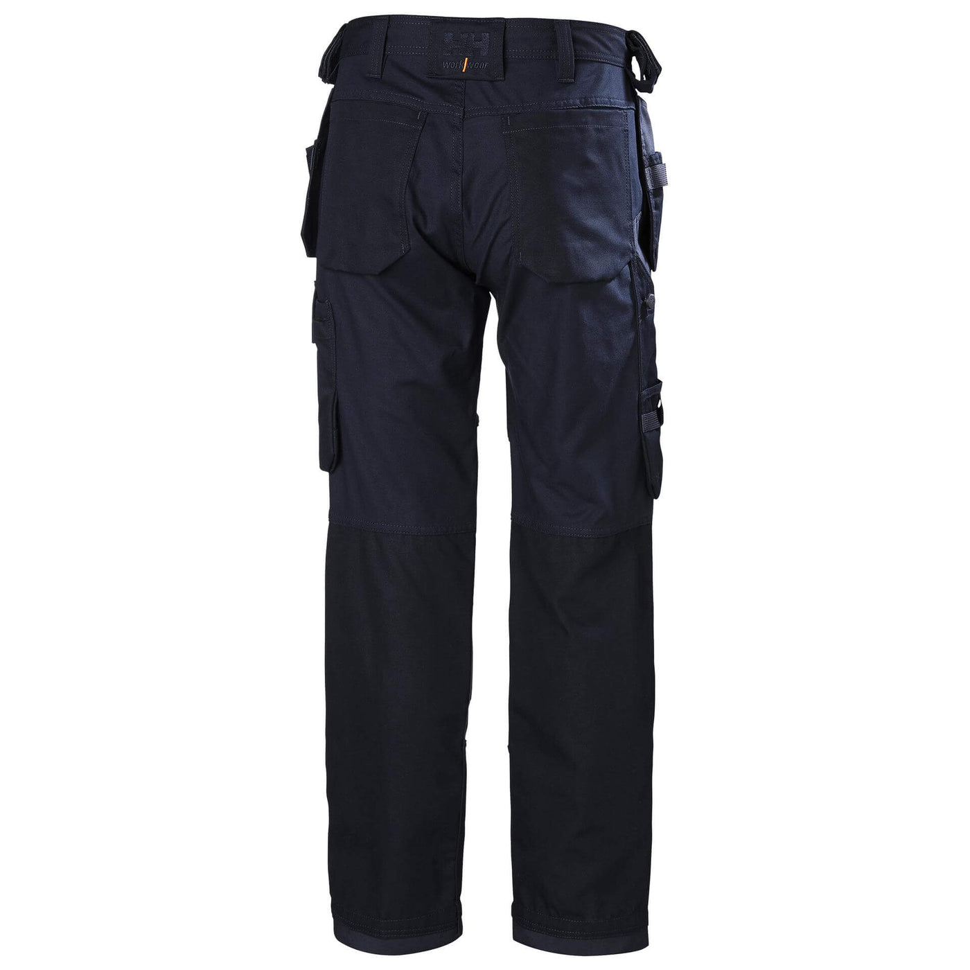 Helly Hansen Oxford Construction Stretch Work Trousers Navy 2 Rear #colour_navy