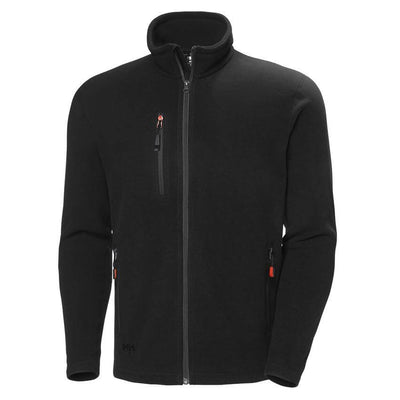 Helly Hansen Oxford Fleece Jacket Black 1 Front #colour_black