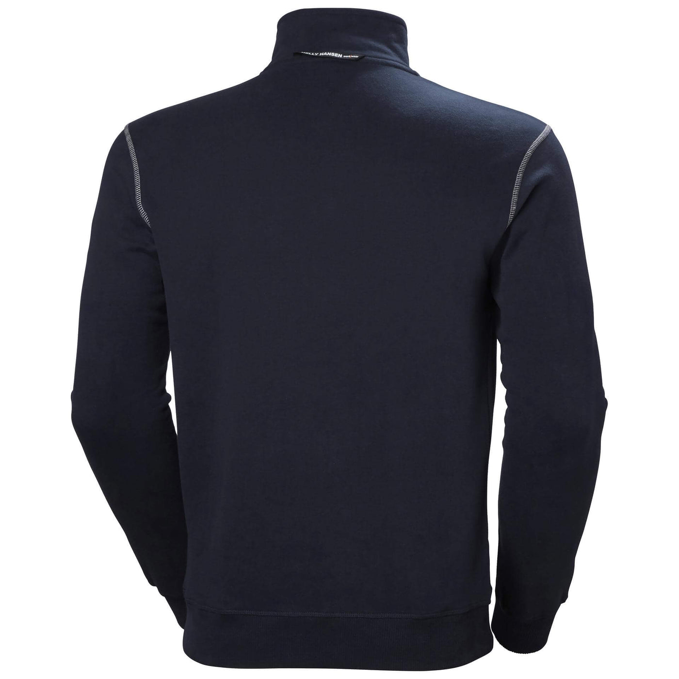 Helly Hansen Oxford Half Zip Sweatshirt Navy 2 Rear #colour_navy