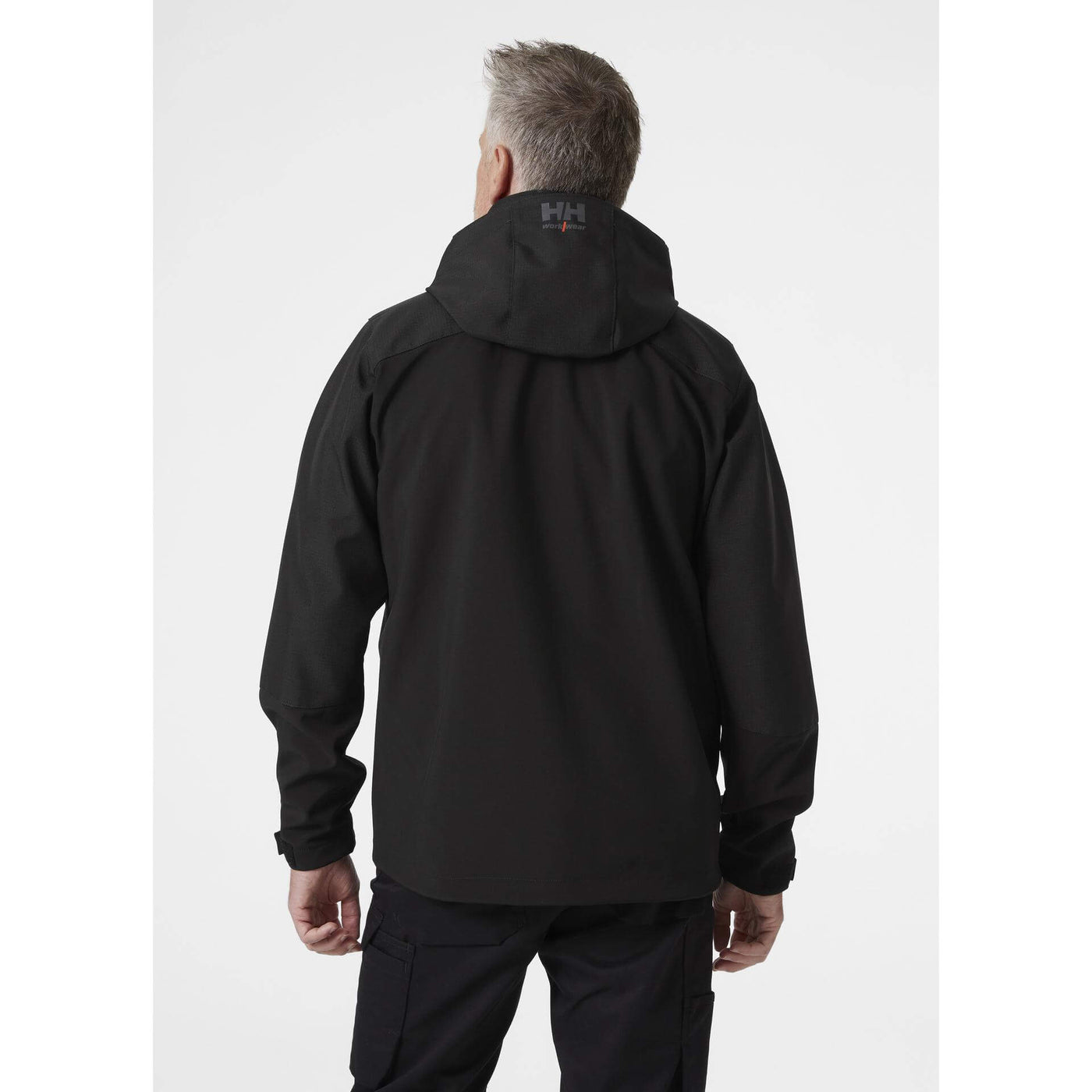 Helly Hansen Oxford Hooded Softshell Jacket Black 5 On Body 2#colour_black