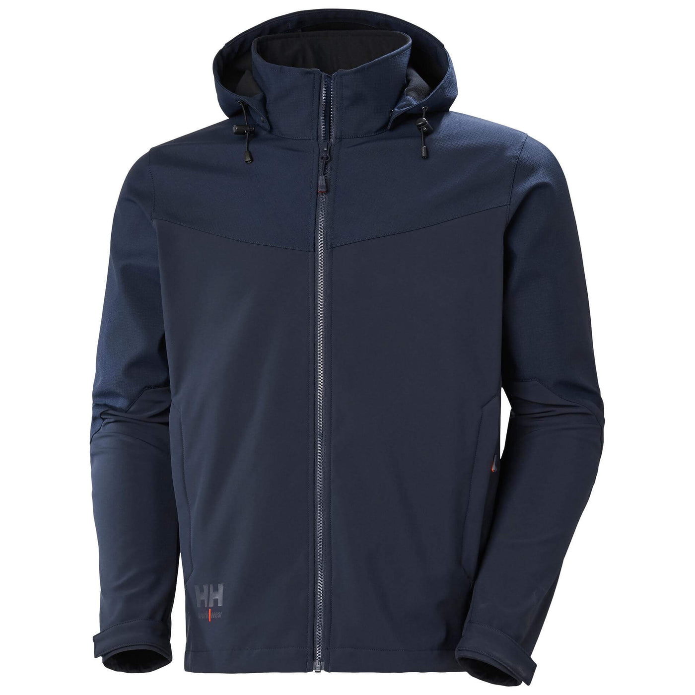 Helly Hansen Oxford Hooded Softshell Jacket Navy 1 Front #colour_navy