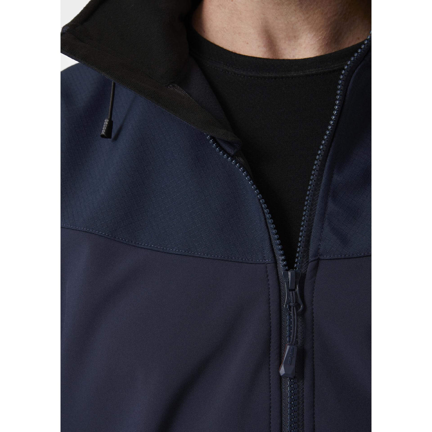 Helly Hansen Oxford Hooded Softshell Jacket Navy 5 Feature 1#colour_navy