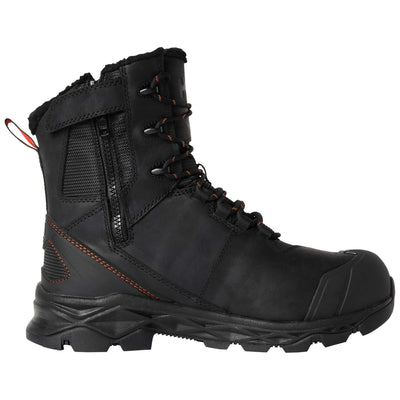 Helly Hansen Oxford Insulated Tall Composite Toe Cap Winter Safety Work Boots Black 2 Side #colour_black