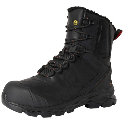 Helly Hansen Oxford Insulated Tall Composite Toe Cap Winter Safety Work Boots Black 2 Side #colour_black