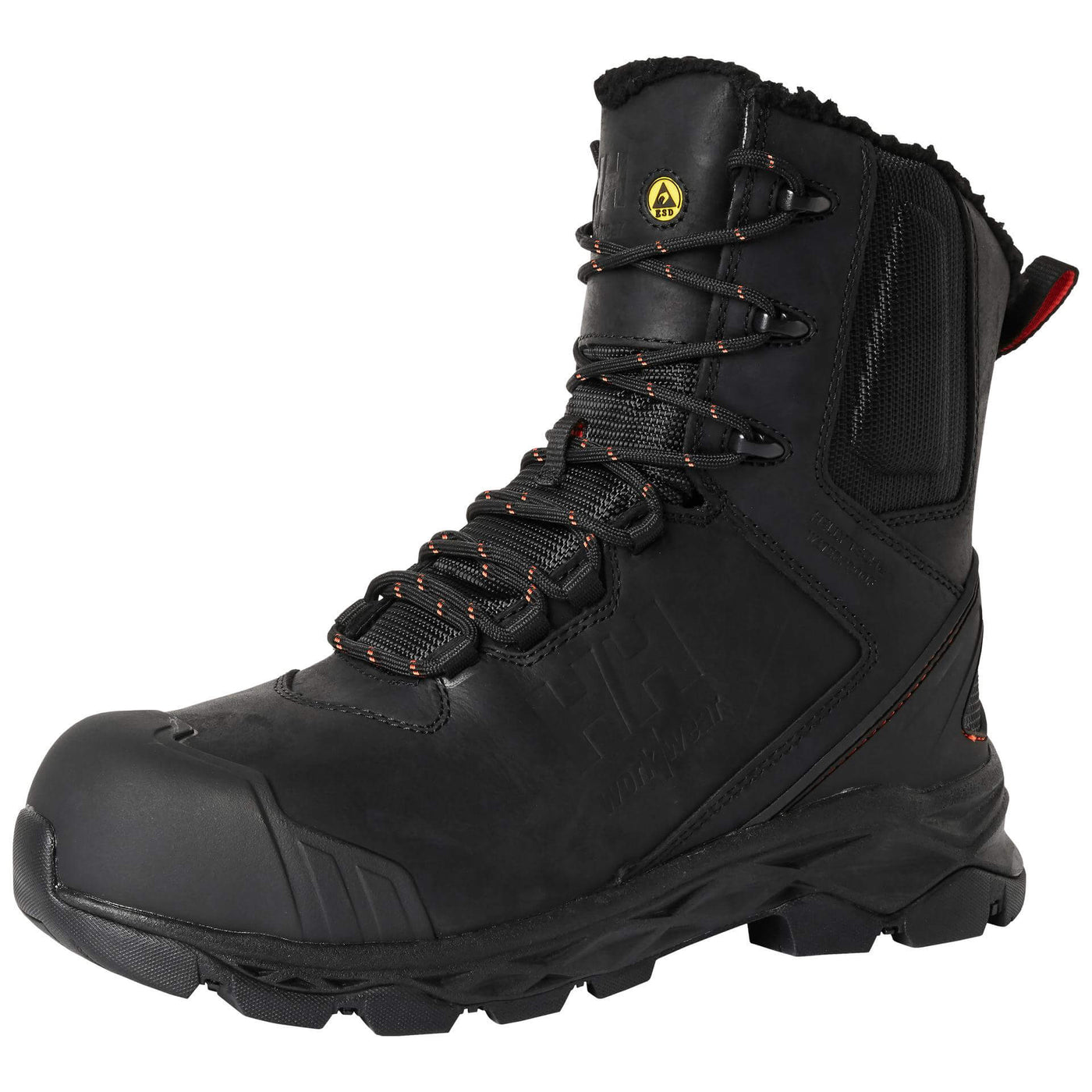 Helly Hansen Oxford Insulated Tall Composite Toe Cap Winter Safety Work Boots Black 3 Angle #colour_black