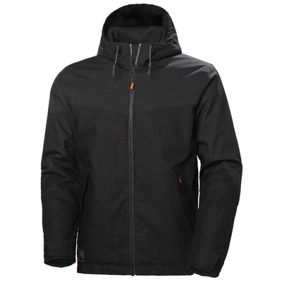Helly Hansen Oxford Insulated Winter Jacket Black 1 Front #colour_black