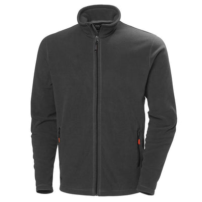 Helly Hansen Oxford Light Fleece Jacket Dark Grey 1 Front #colour_dark-grey