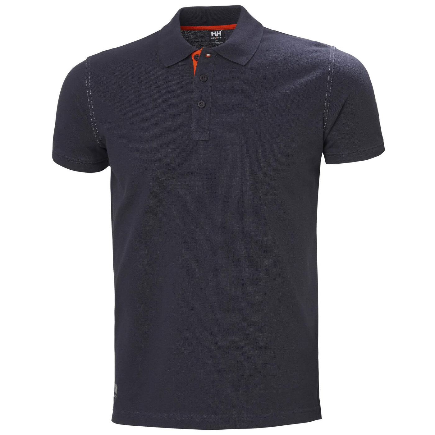 Helly Hansen Oxford Polo Shirt Shirt Navy 1 Front #colour_navy