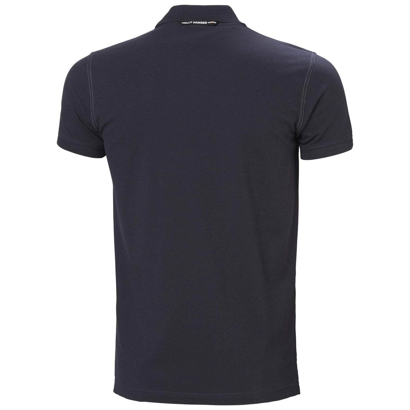 Helly Hansen Oxford Polo Shirt Shirt Navy 2 Rear #colour_navy