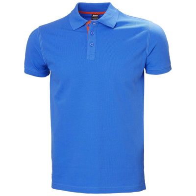 Helly Hansen Oxford Polo Shirt Shirt Racer Blue 1 Front #colour_racer-blue