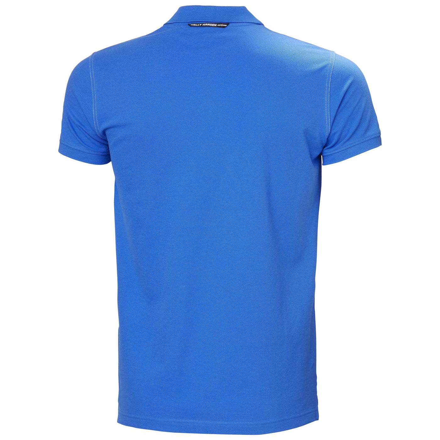 Helly Hansen Oxford Polo Shirt Shirt Racer Blue 2 Rear #colour_racer-blue