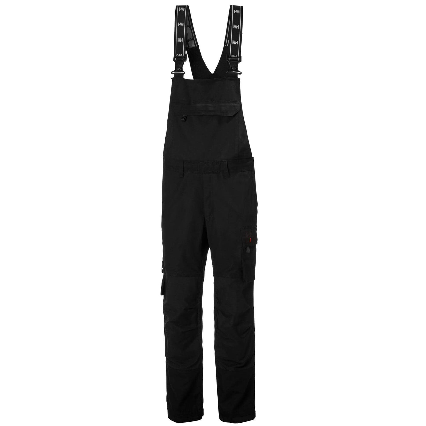 Helly Hansen Oxford Stretch Bib and Brace Trousers Black 1 Front #colour_black