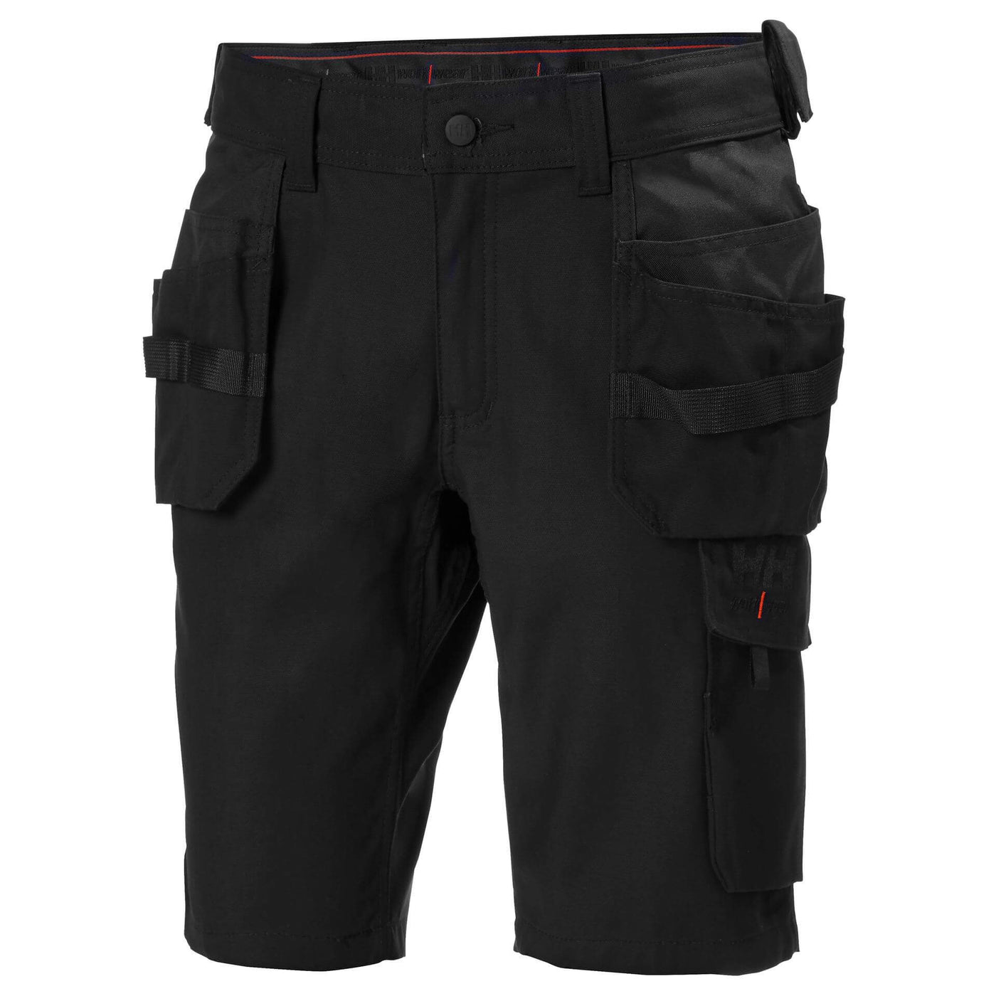 Helly Hansen Oxford Stretch Construction Shorts Black 1 Front #colour_black