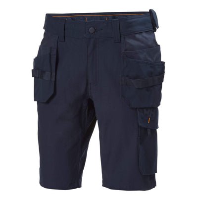 Helly Hansen Oxford Stretch Construction Shorts Navy 1 Front #colour_navy