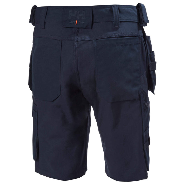 Helly Hansen Oxford Stretch Construction Shorts Navy 2 Rear #colour_navy