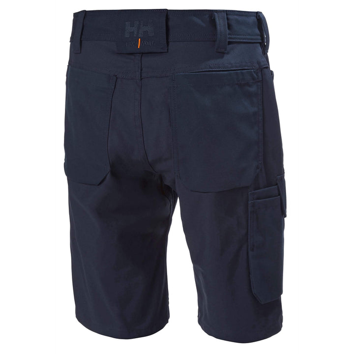 Helly Hansen Oxford Stretch Service Shorts Navy 2 Rear #colour_navy