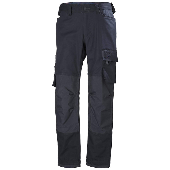 Helly Hansen Oxford Stretch Work Trousers Navy 1 Front #colour_navy