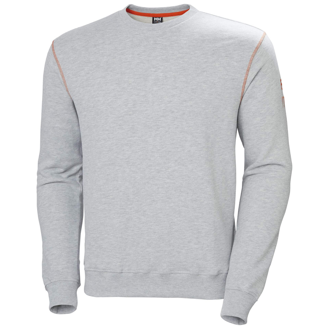 Helly Hansen Oxford Sweatshirt Grey Melange 1 Front #colour_grey-melange
