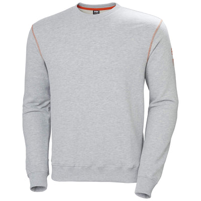Helly Hansen Oxford Sweatshirt Grey Melange 1 Front #colour_grey-melange