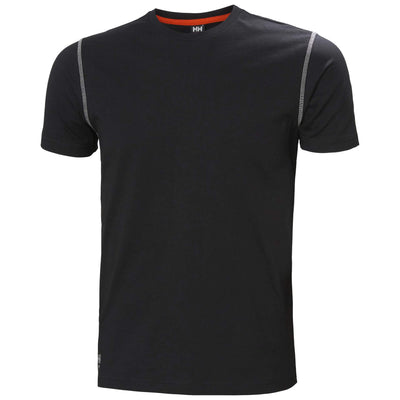 Helly Hansen Oxford T-Shirt Black 1 Front #colour_black
