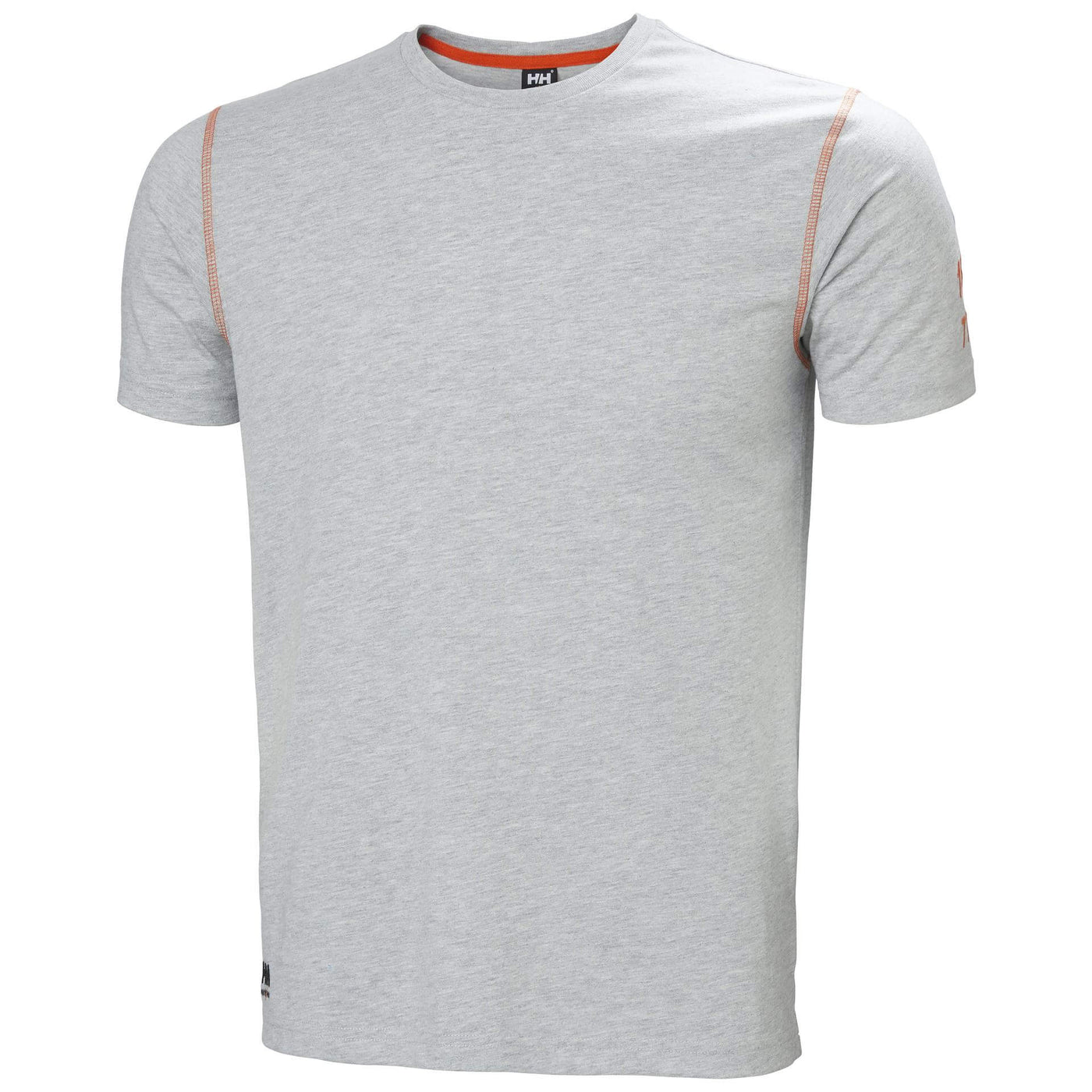 Helly Hansen Oxford T-Shirt Grey Melange 1 Front #colour_grey-melange