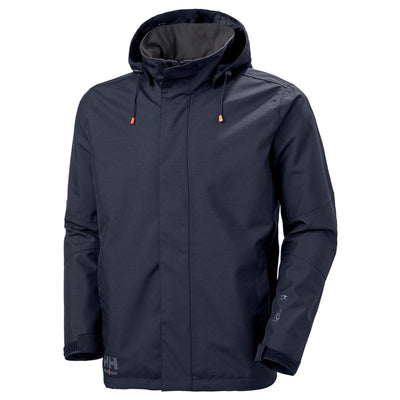 Helly Hansen Oxford Waterproof Shell Jacket Navy 1 Front #colour_navy
