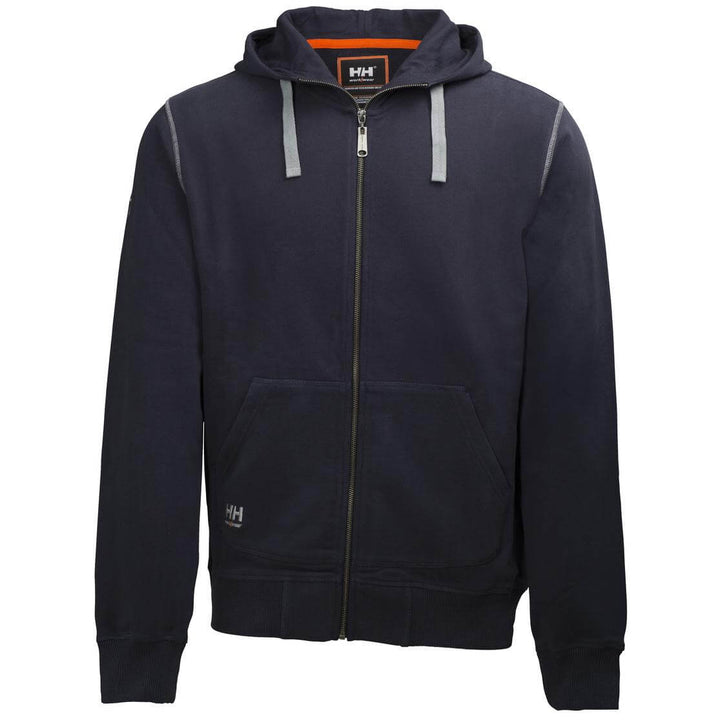 Helly Hansen Oxford Zip Hoodie Navy 1 Front #colour_navy