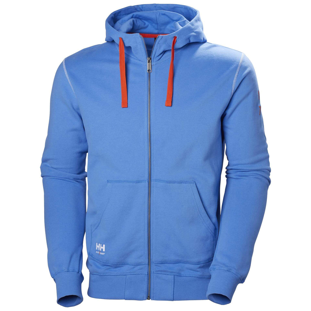 Helly Hansen Oxford Zip Hoodie Racer Blue 1 Front #colour_racer-blue