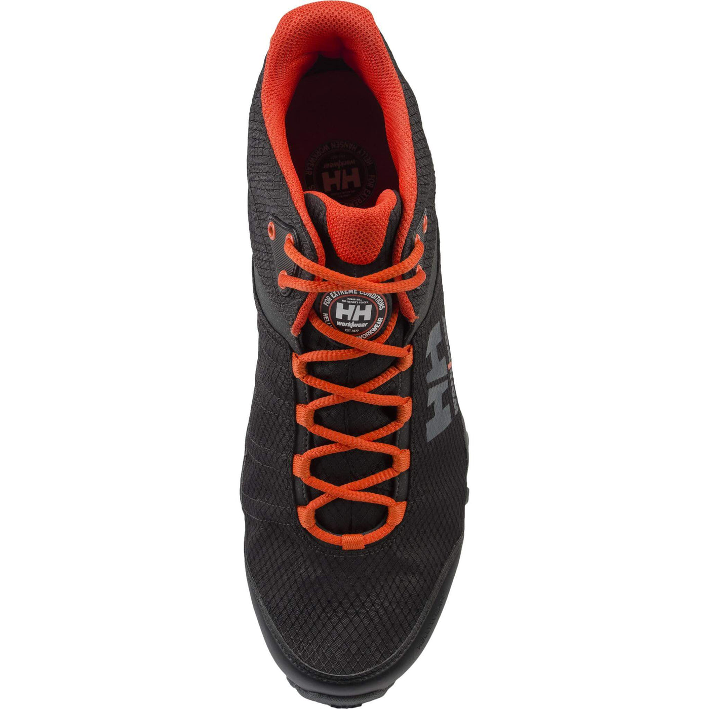 Helly Hansen Rabbora Trail Waterproof Soft Toe Shoes Black/Orange Top#colour_black-orange