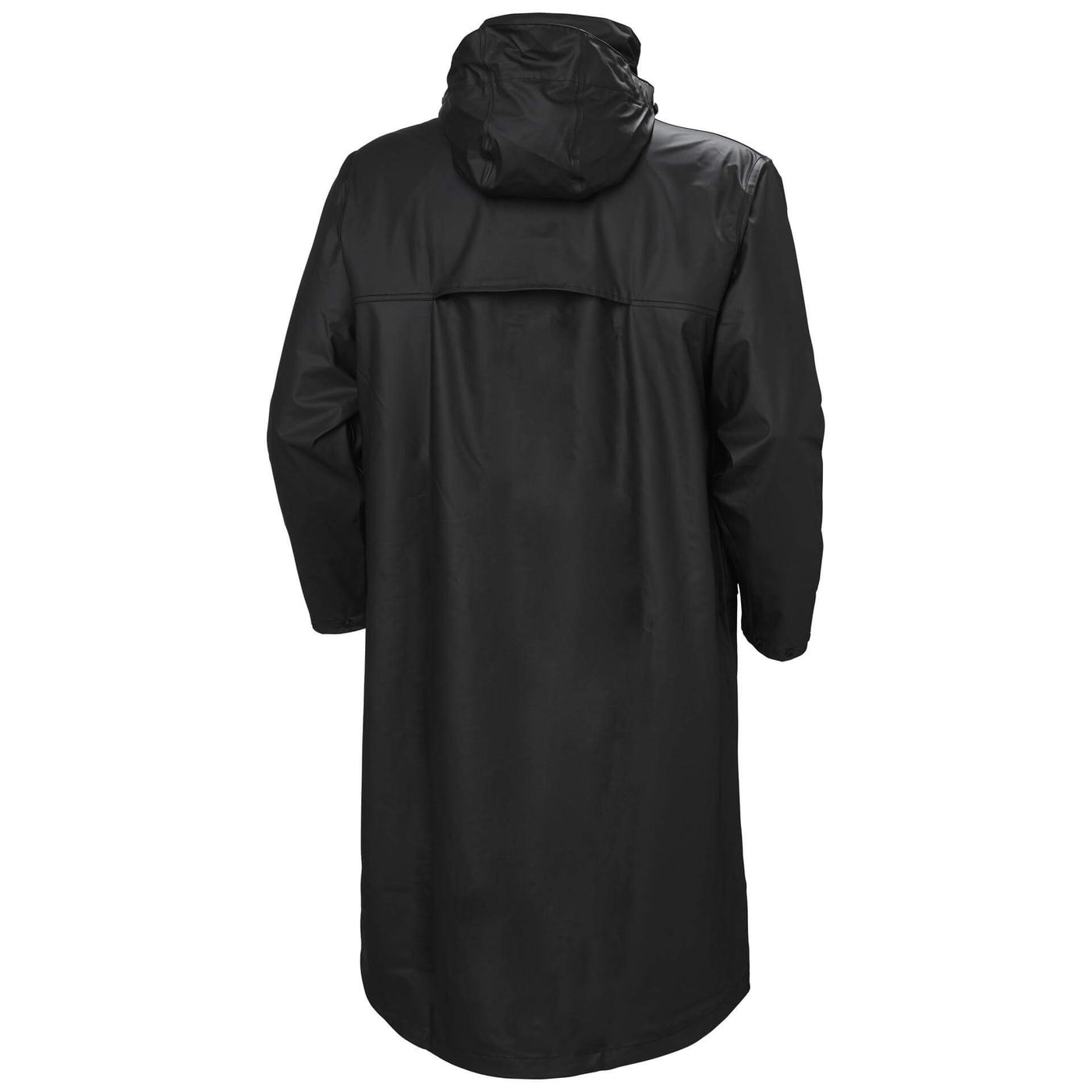Helly Hansen Voss Waterproof Rain Coat Black 2 Rear #colour_black
